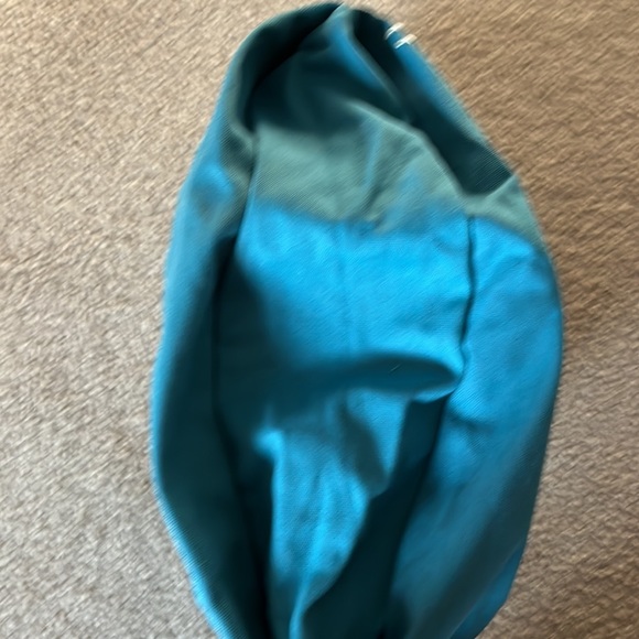 Stampin’ Up teal bag with leaf embroidery - Picture 5 of 6